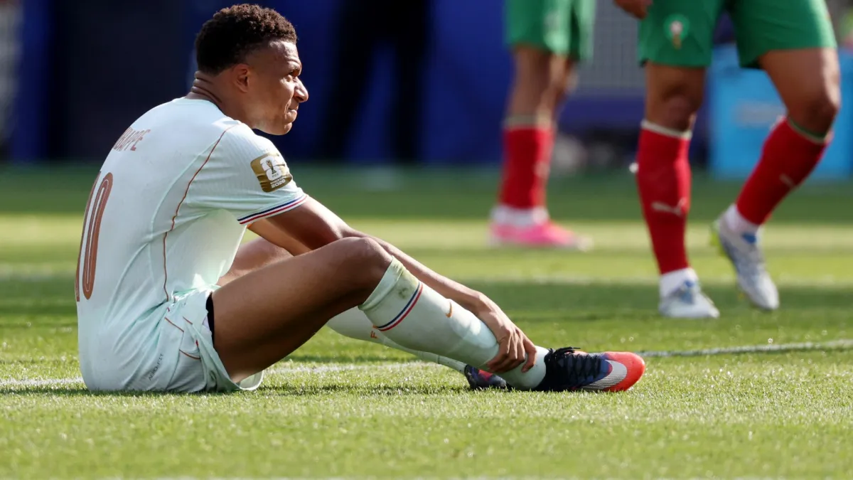 Kylian Mbappé injury scare eases as France star plays down ankle concern after Morocco substitution