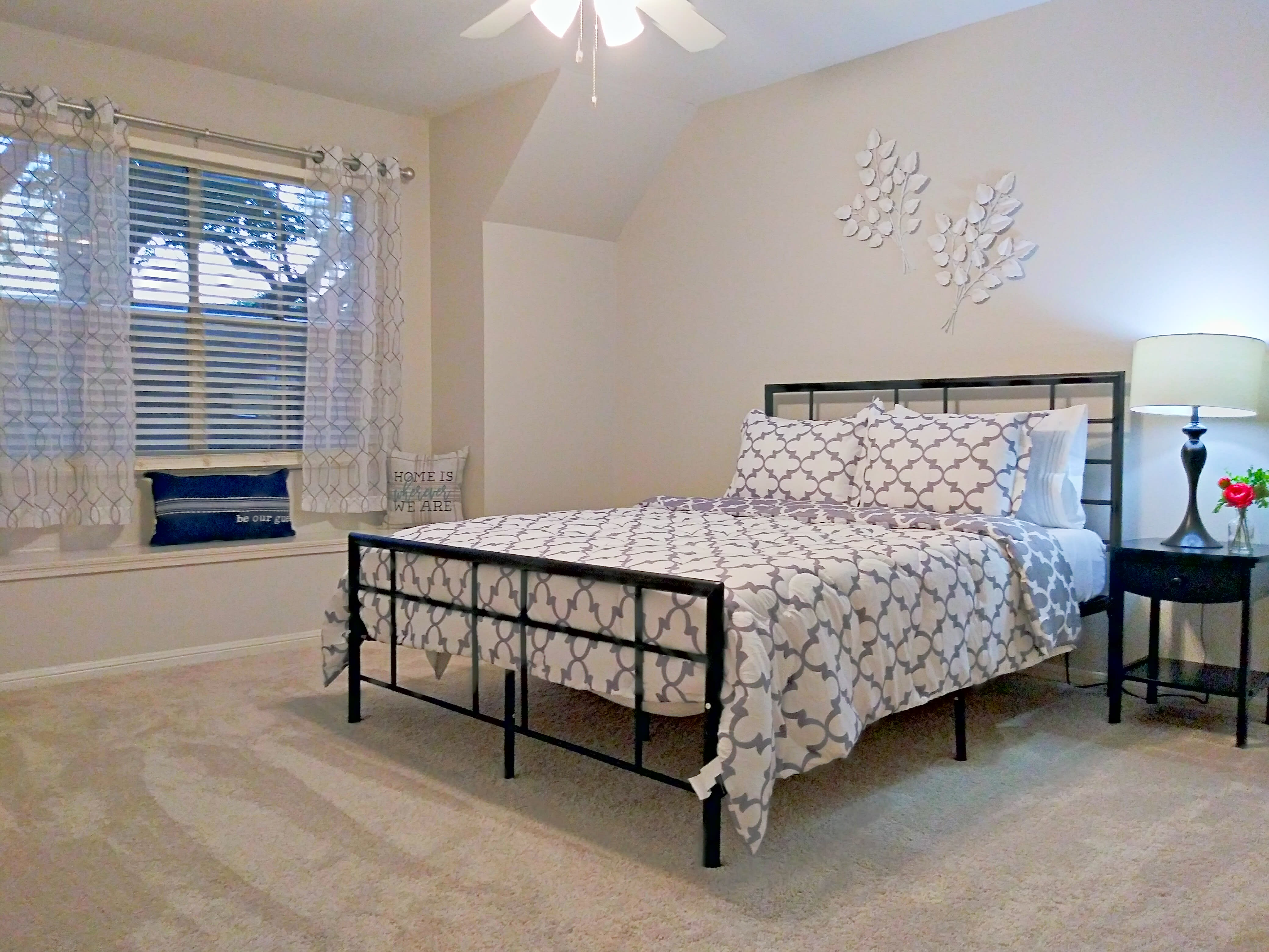 Master Bedroom — Private & Bright