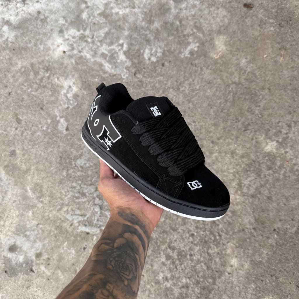 DC SHOES Court Graffik SS Total Black - imagen 1