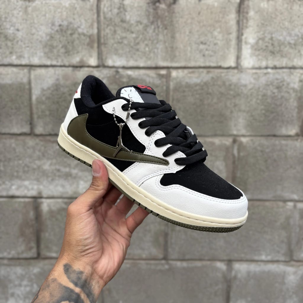 Nike Jordan xTravisScott Cactus Jack Olive White - imagen 1
