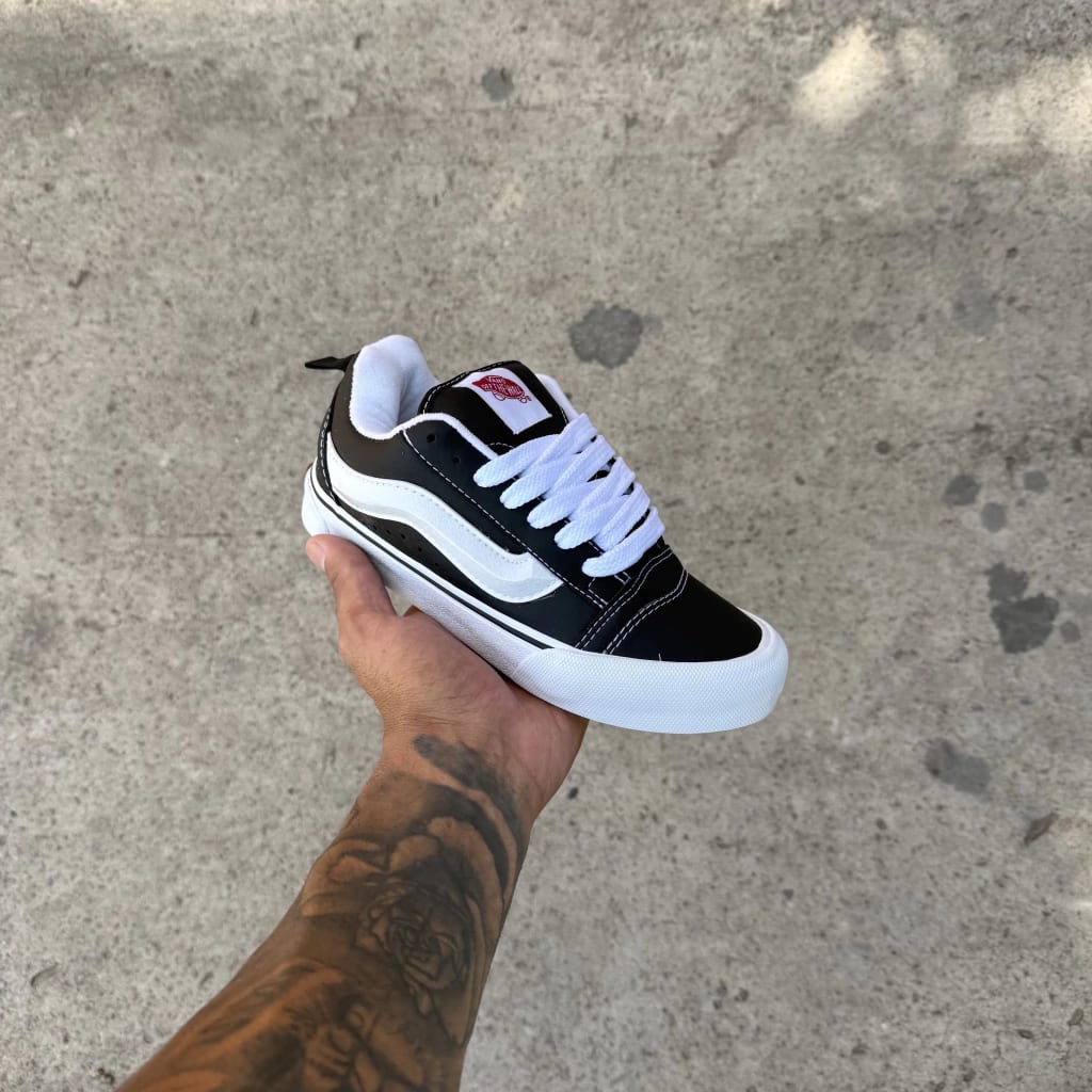 Vans KNU Old Skool BlackWhite (ecocuero) - imagen 1