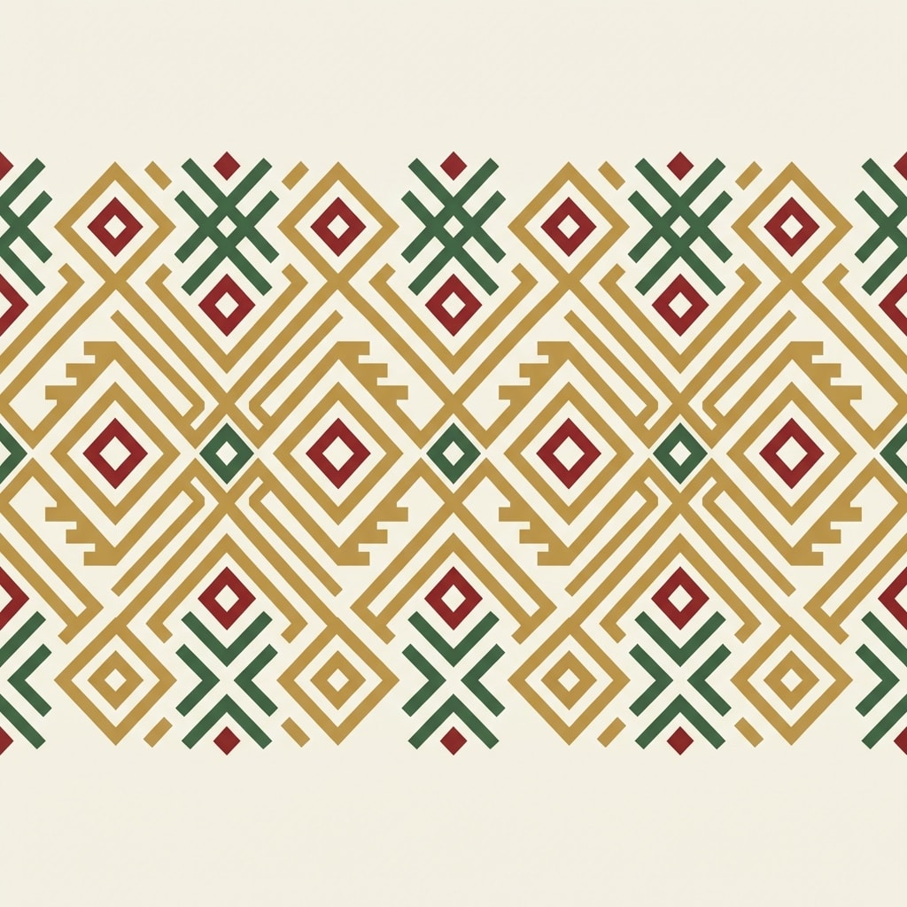 Traditional Ethiopian woven pattern