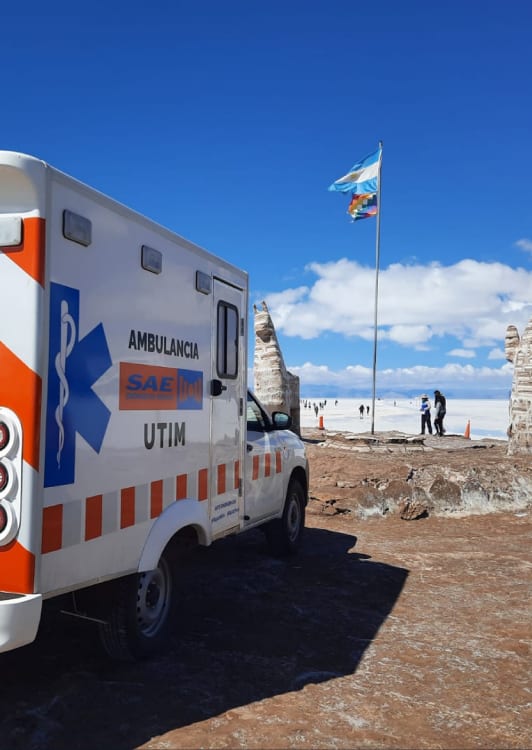 Unidad UTIM SAE en obra minera de altura
