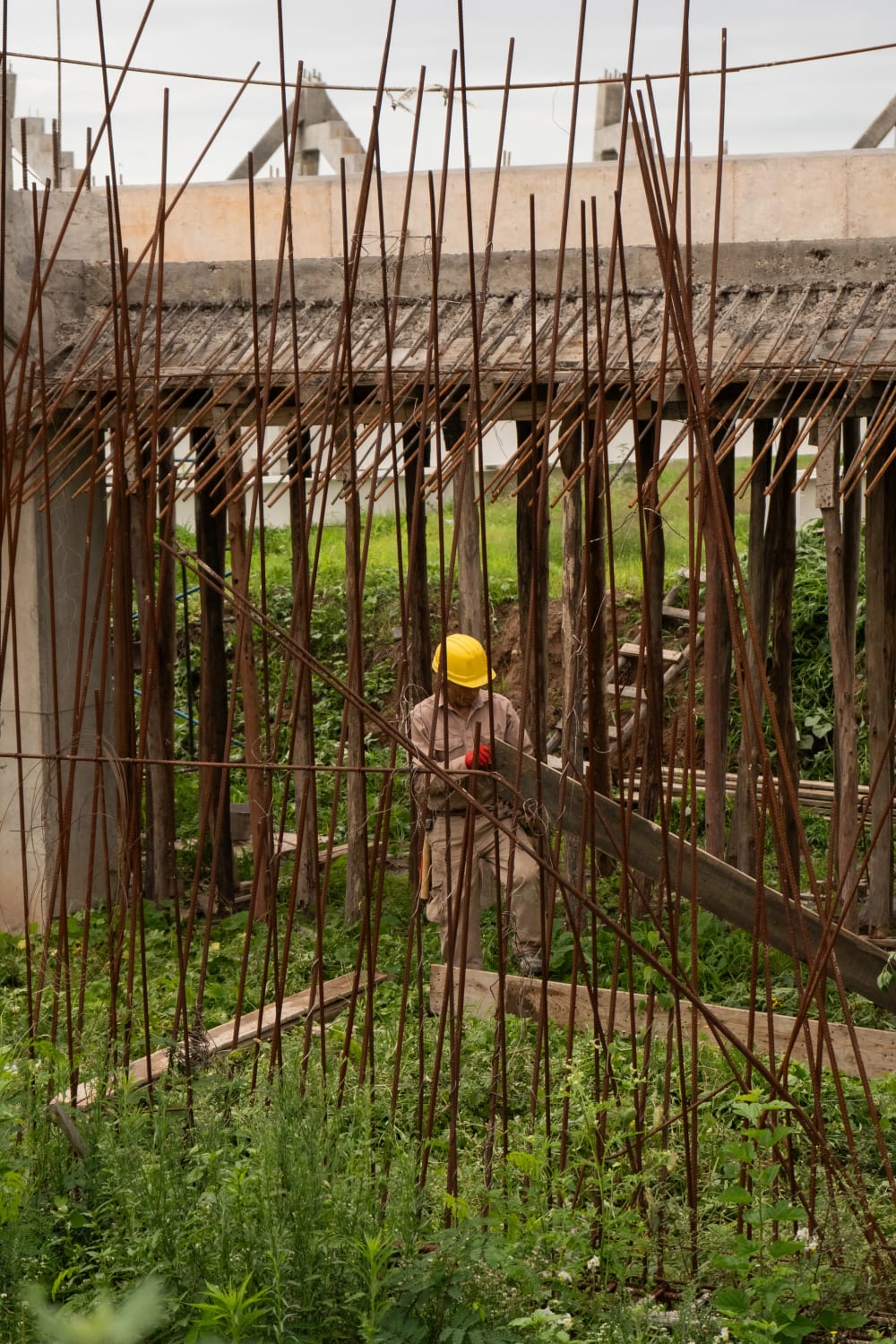 Estructura de hormigón en ejecución por RPM Construcciones