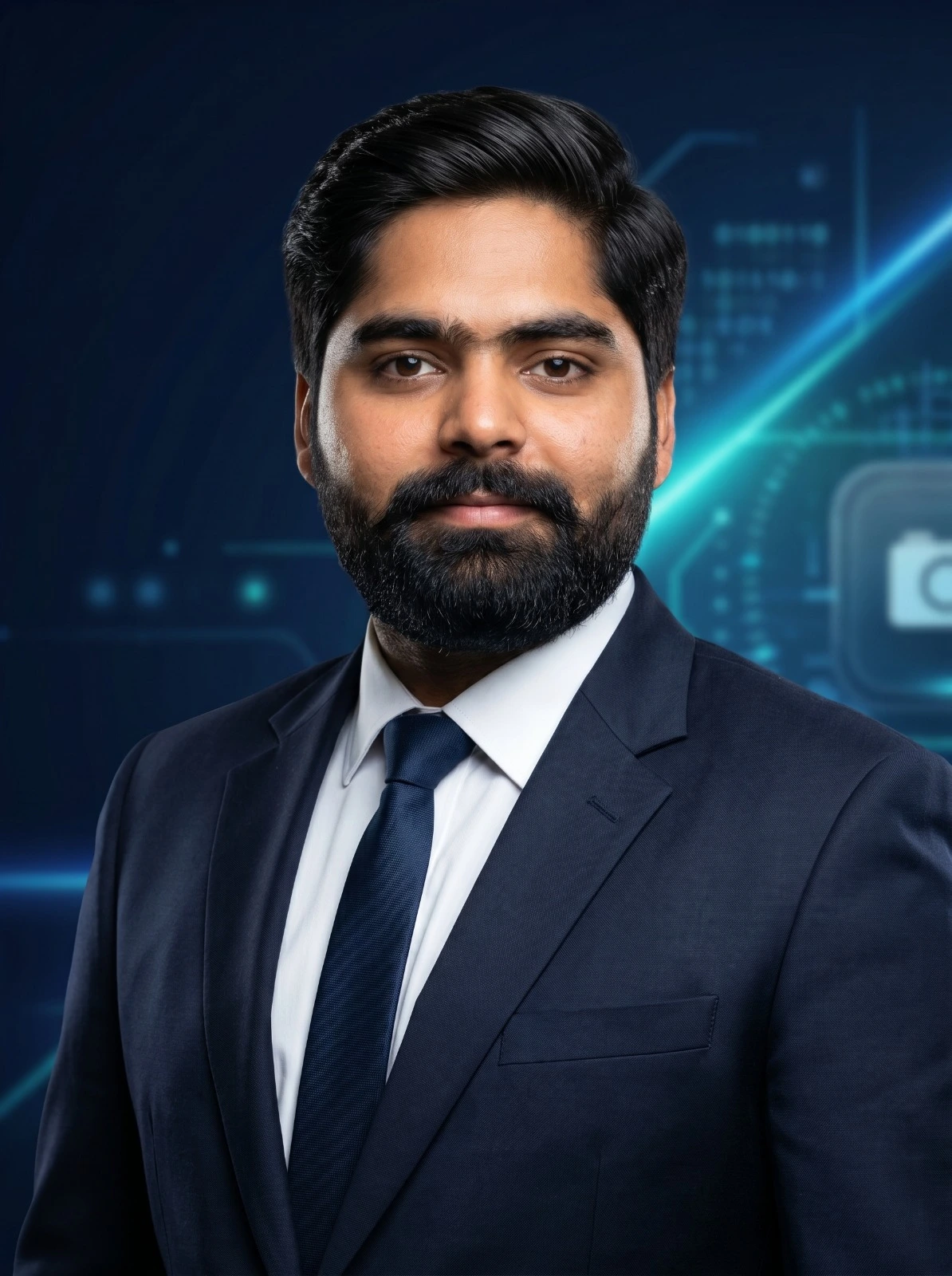 Portrait of Mubeen Naveed, Co-Founder & Director at Apex Selling Hub