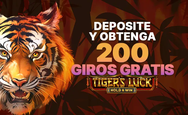 Deposite y obtenga 200 giros gratis 🐯