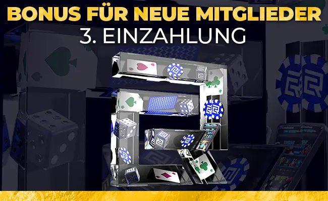 100% bis zu 500€ Bonus für die zweite Einzahlung