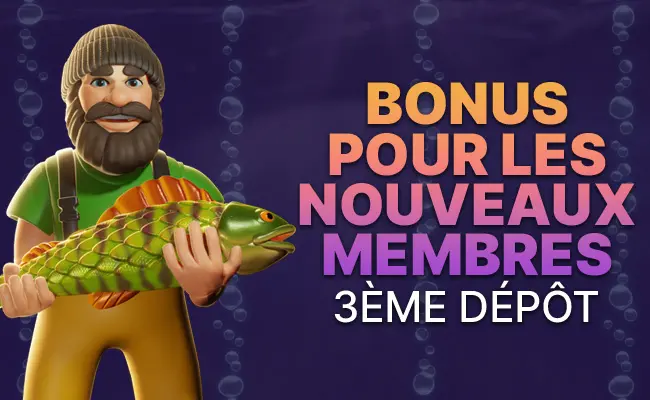 100% jusqu'à €500 de bonus sur le troisième dépôt🚀