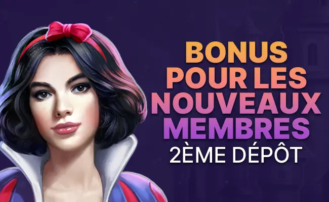 100% jusqu'à €500 de bonus de second dépôt🚀