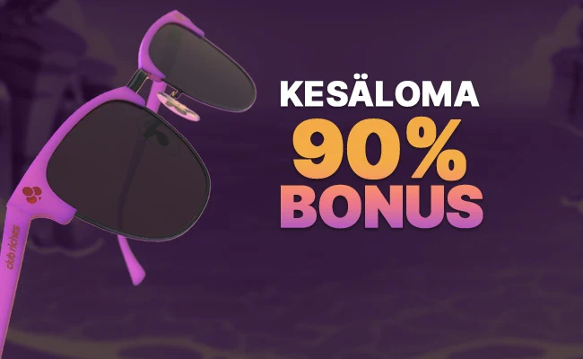 Kesäloma  90% bonus