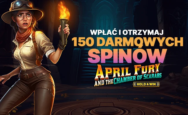 Wpłać i zdobądź 150 darmowych spinów 🏺