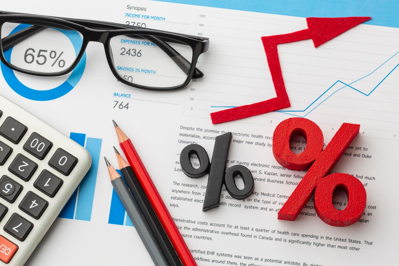 low interest rates image