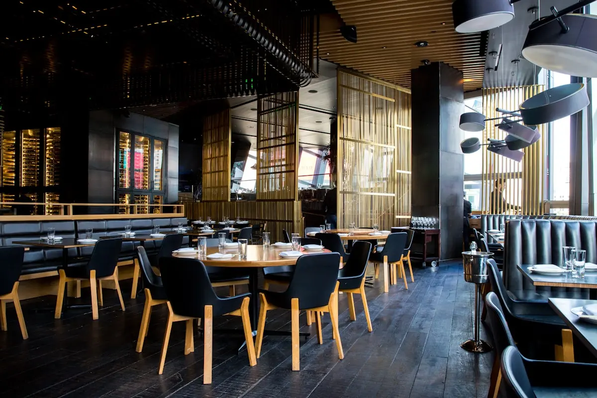 Elegant restaurant interior - ReviewMankey helps restaurants manage their online reputation