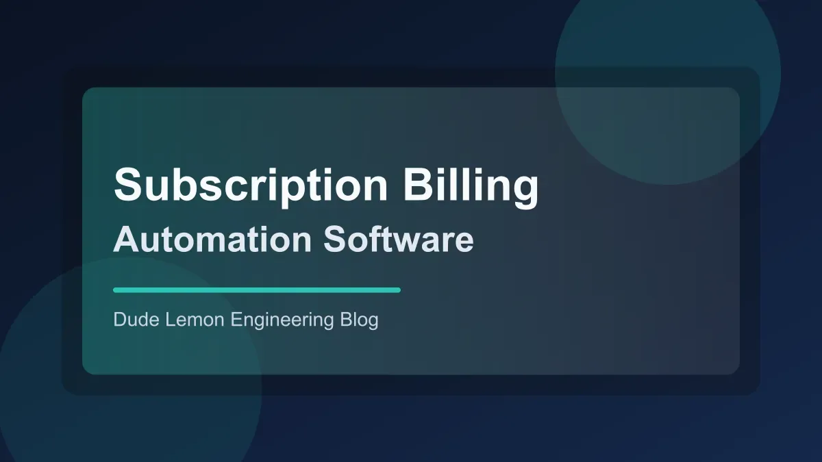Subscription billing automation software workshop for finance, product, and revenue operations leaders