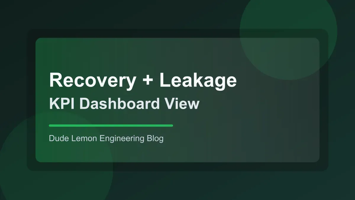 Subscription billing automation software KPI dashboard showing recovery rate churn and leakage metrics
