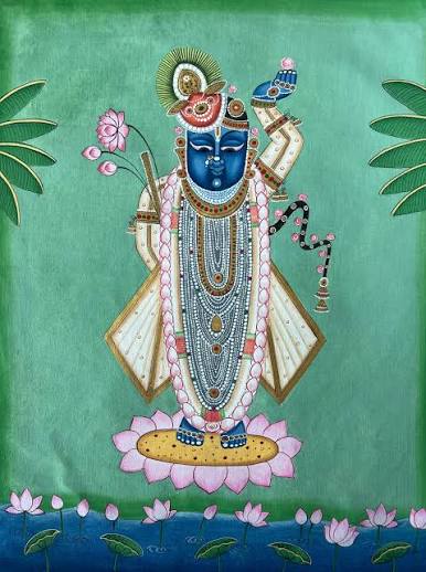 Shrinath Ji, a revered form of Lord Krishna