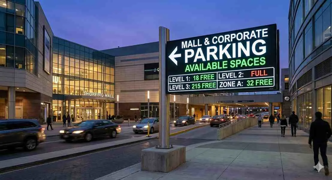 Parking Guidance LED Screens: The Smarter Way to Manage Any Parking Facility