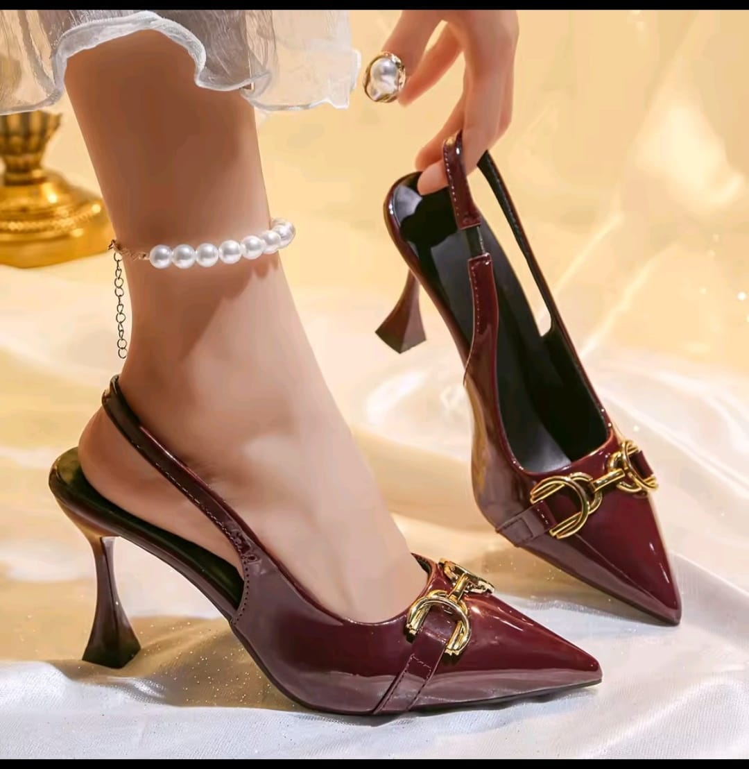 Women's Pointed Toe Slingback Pumps