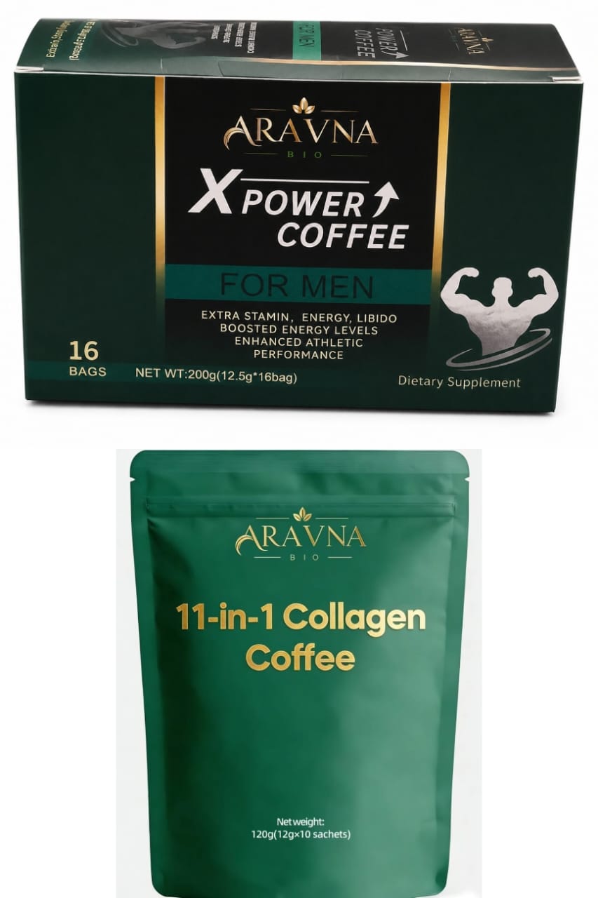 2 COLLAGENS COFFES AND 2 X-POWERS COFFES