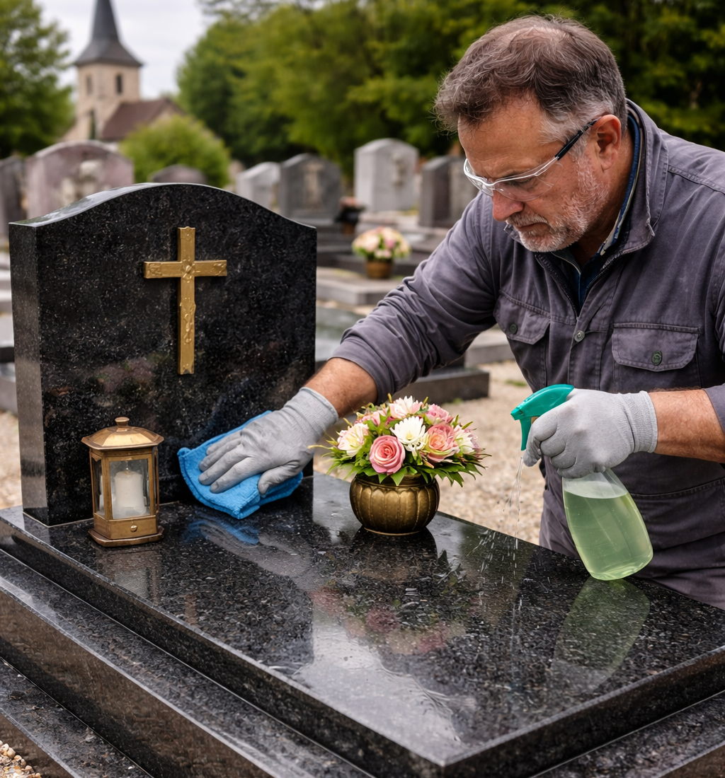 Monuments funéraires en granit