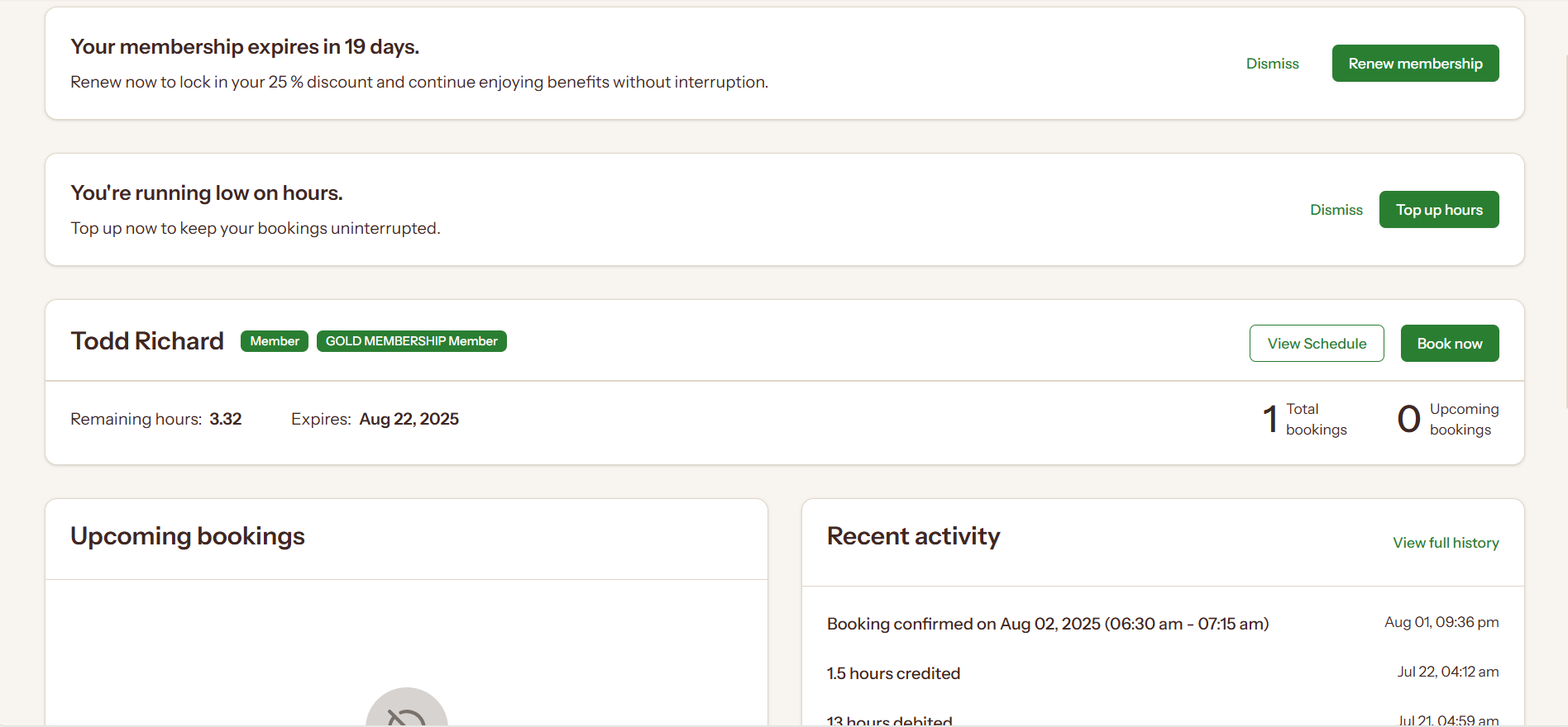 Anytime Booking Platform