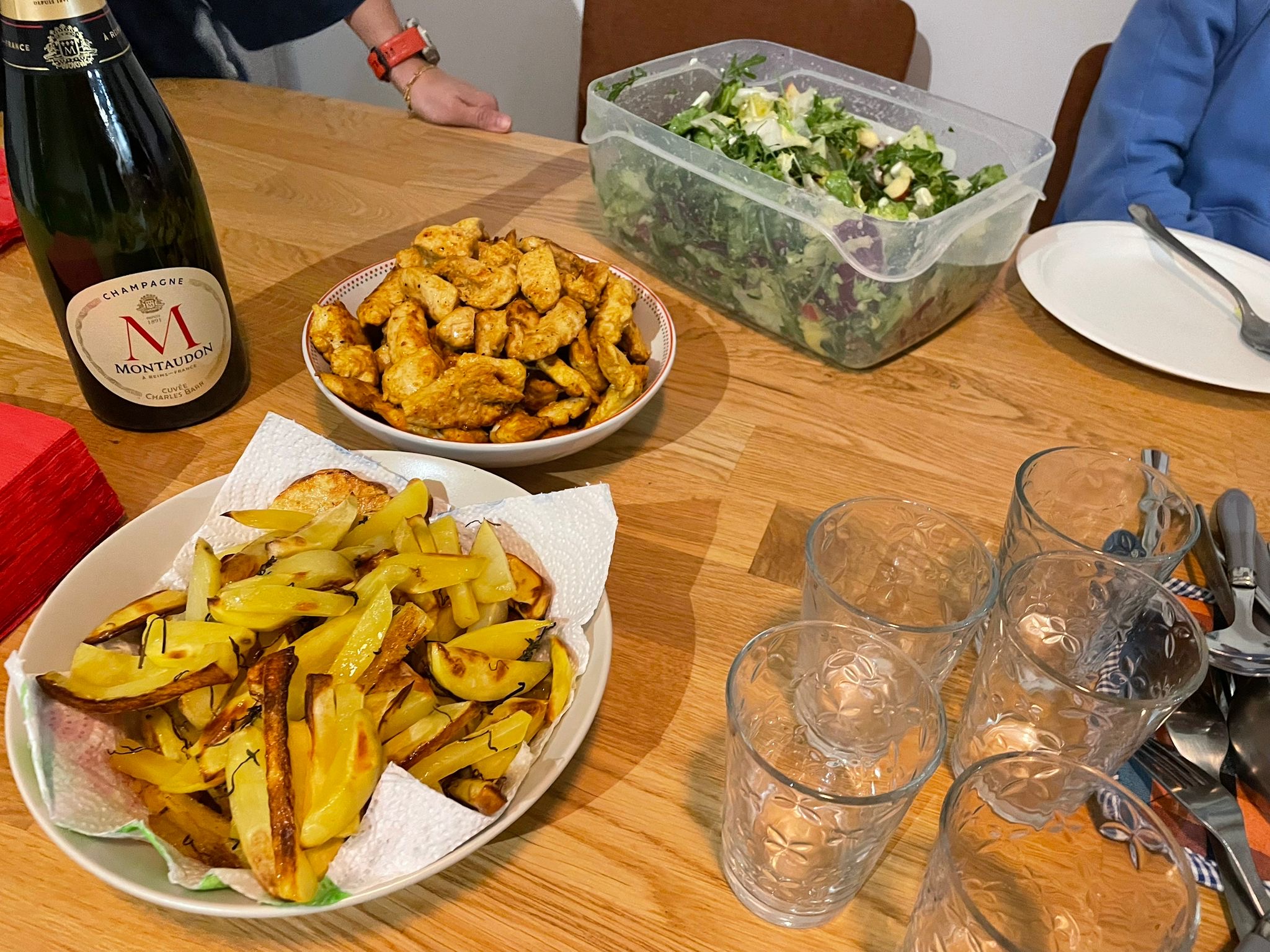 Hosting dinner