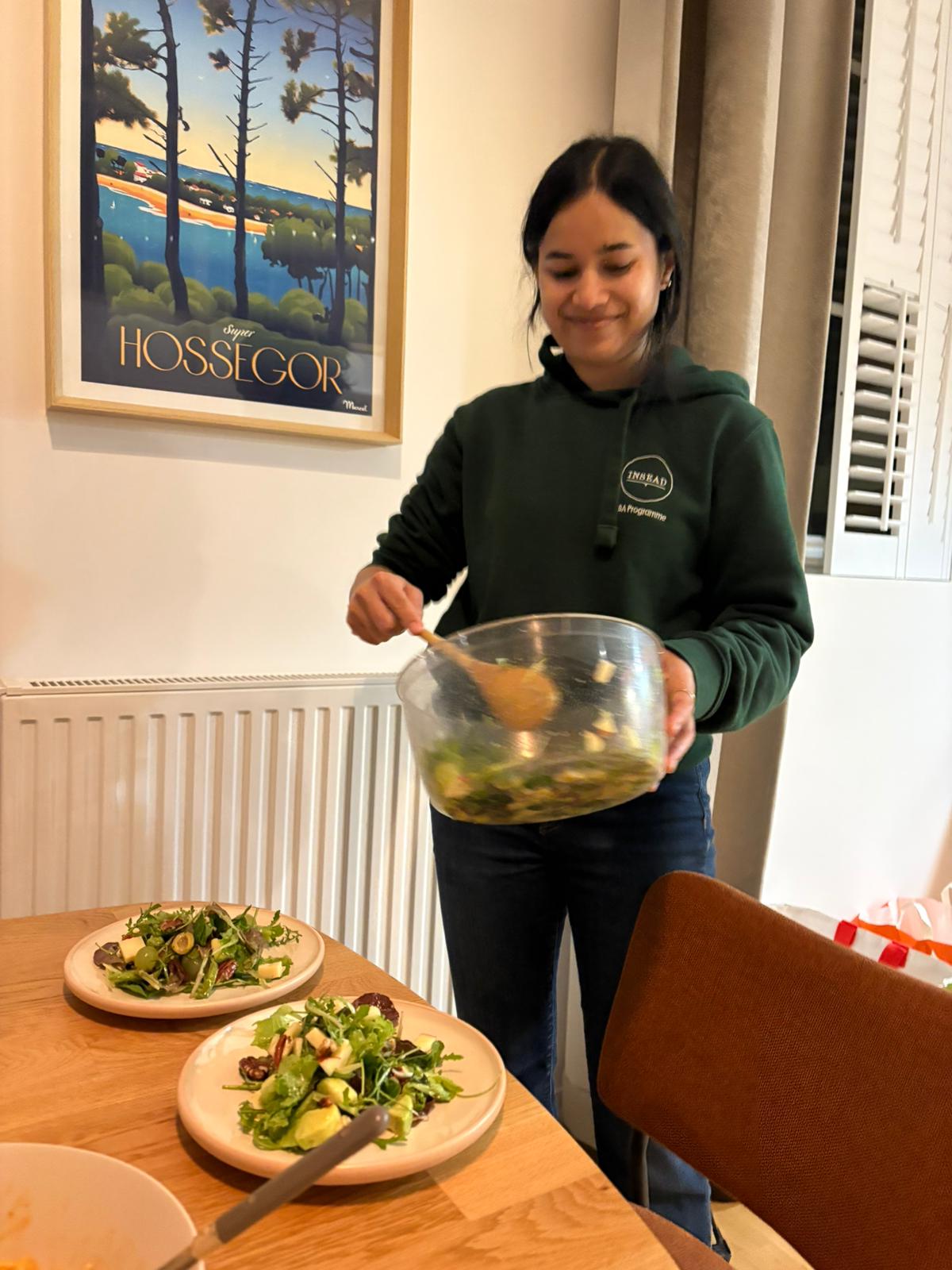 Hosting dinner