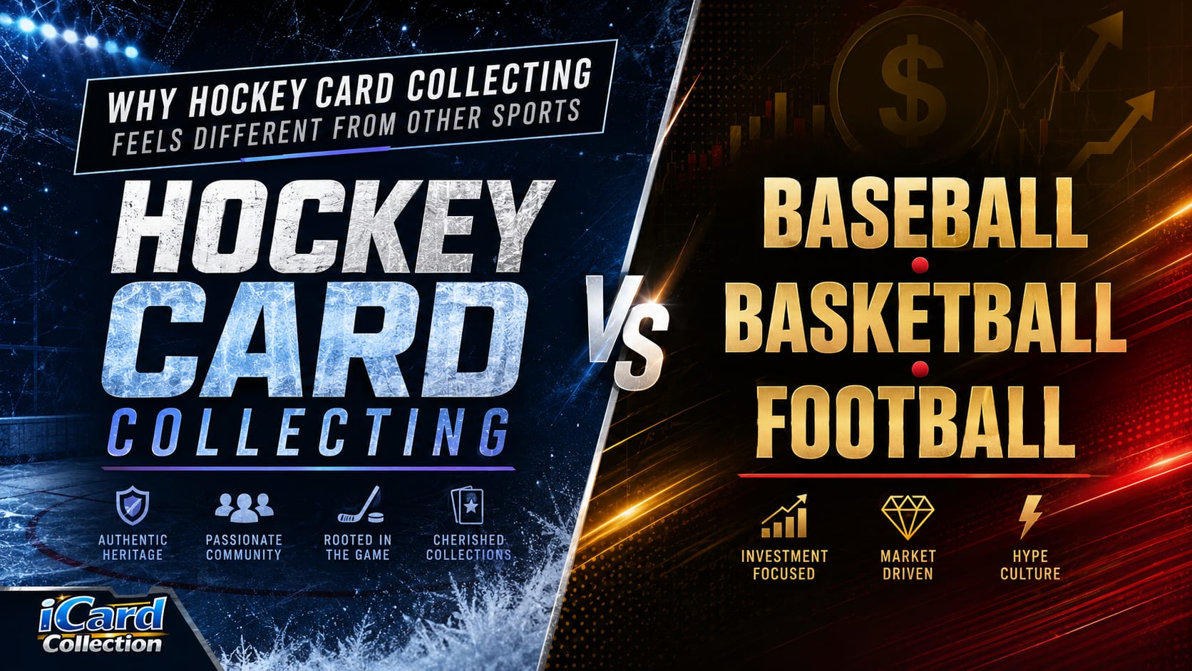 hockey card collecting vs other sports card collecting