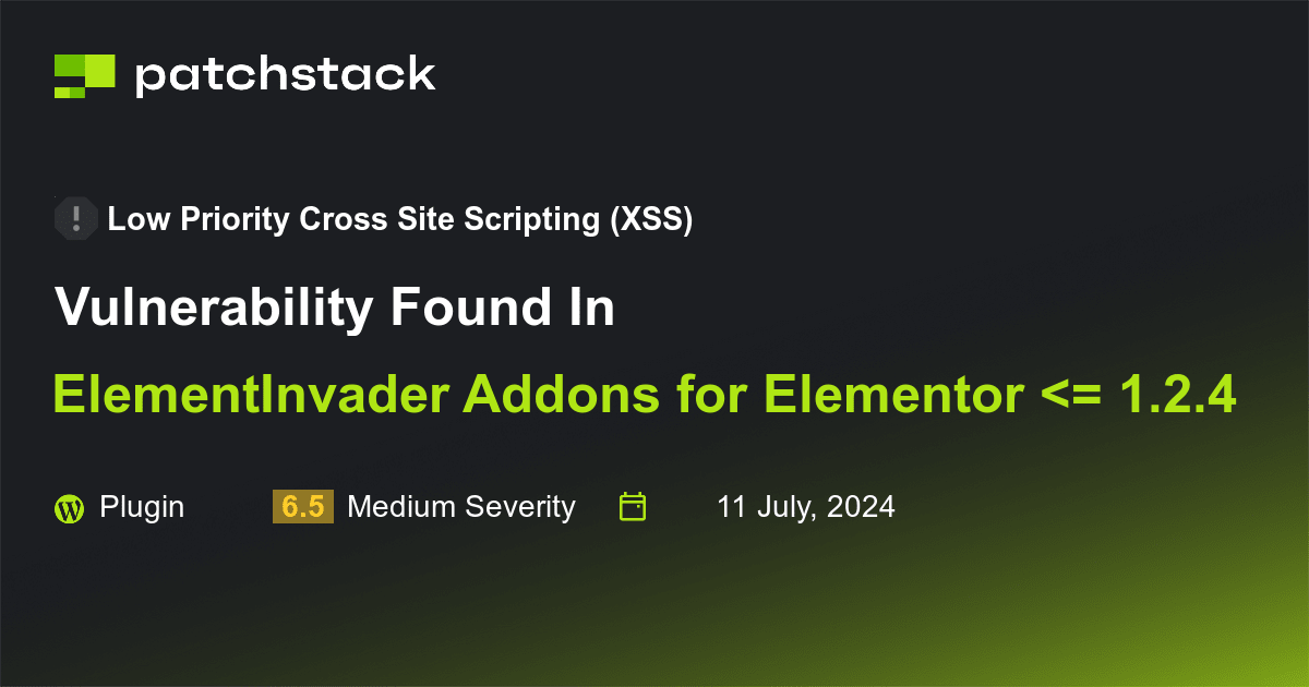 WordPress ElementInvader Addons for Elementor plugin