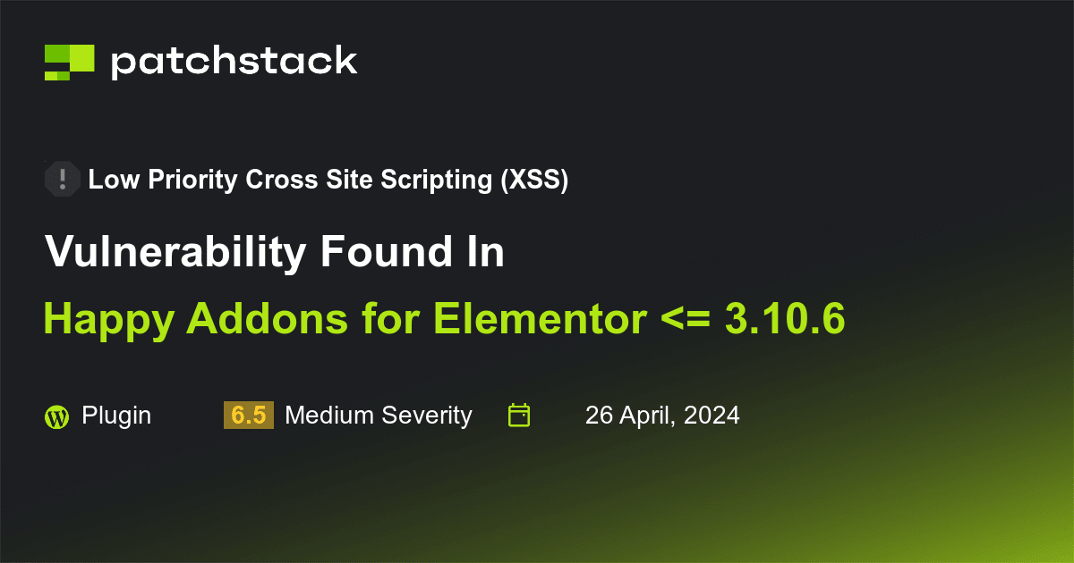 WordPress Happy Addons for Elementor plugin