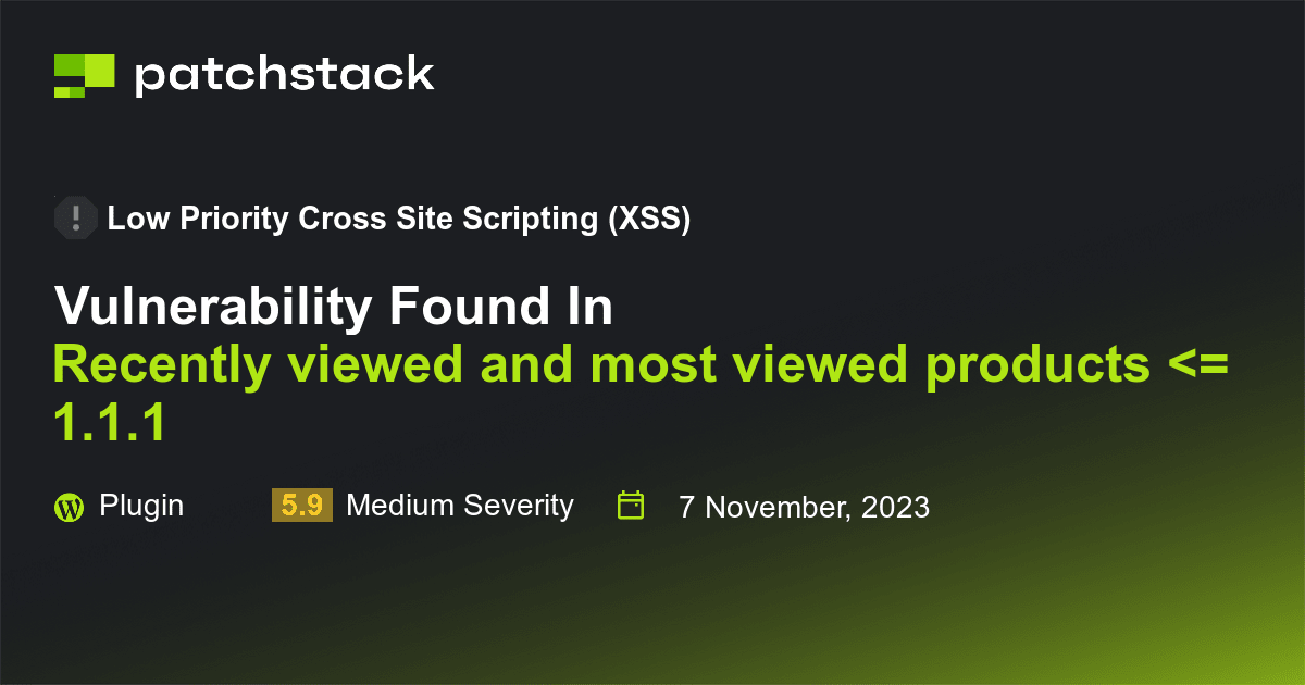 WordPress Recently viewed and most viewed products plugin