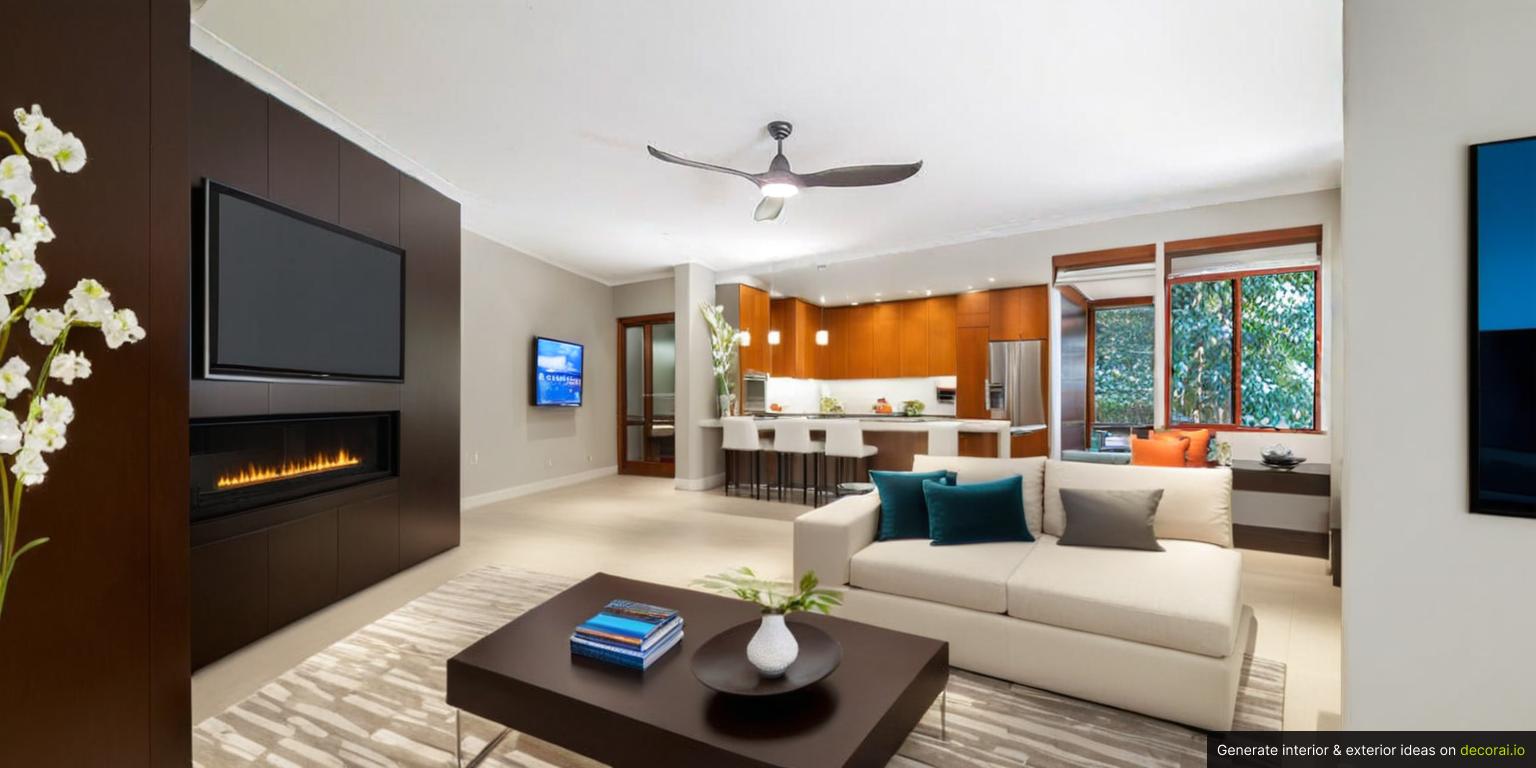 Contemporary Living Room Interior Idea