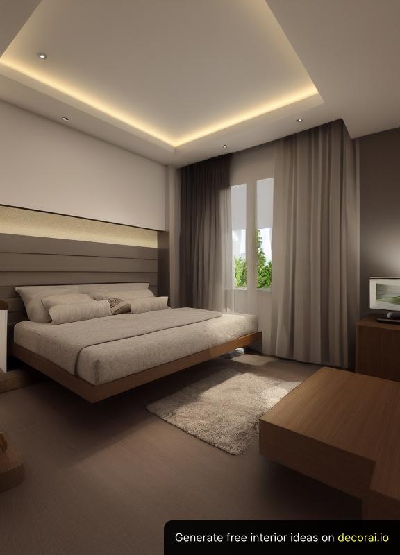 Modern Bed Room Interior Idea
