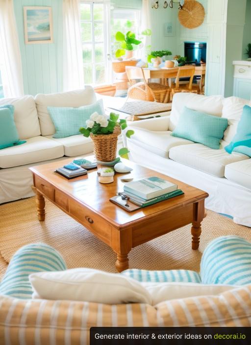 Coastal Living Room Interior Idea