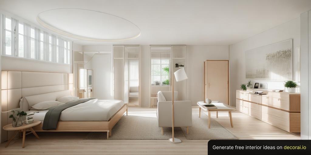 Contemporary Bed Room Interior Idea