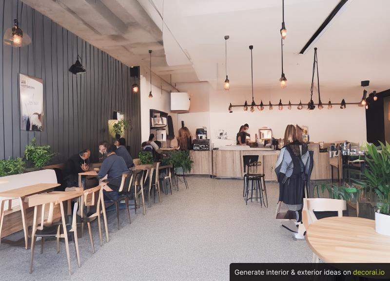Modern Coffee shop Interior Idea
