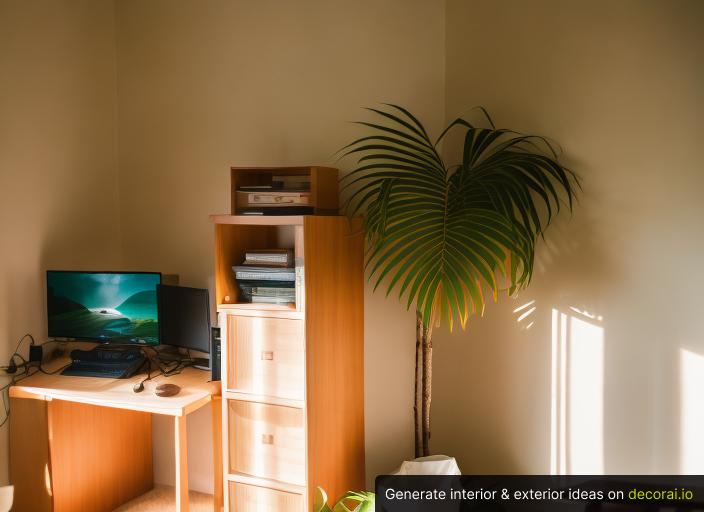 Tropical Study Room Interior Idea
