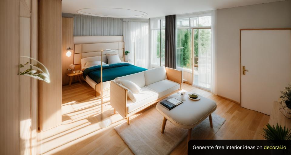 Contemporary Bed Room Interior Idea