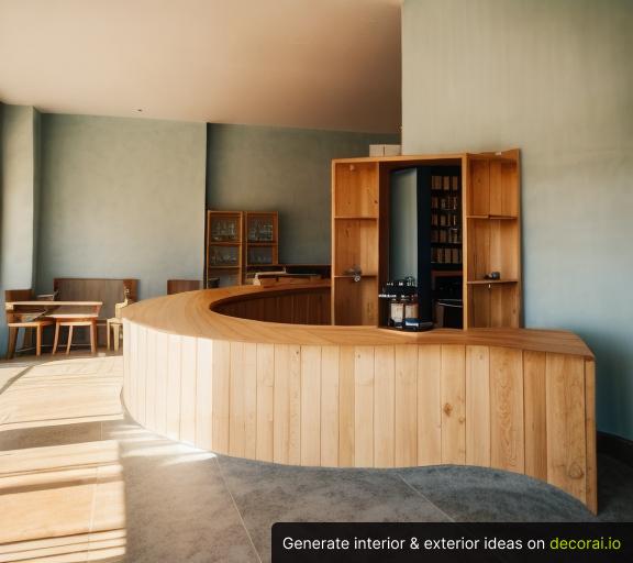 Coastal Coffee shop Interior Idea