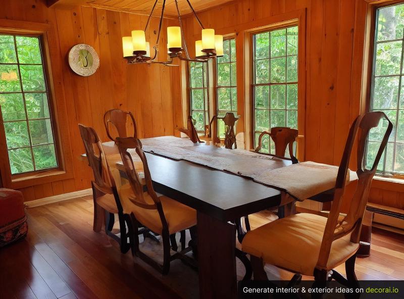 Minimalist Dining room Interior Idea