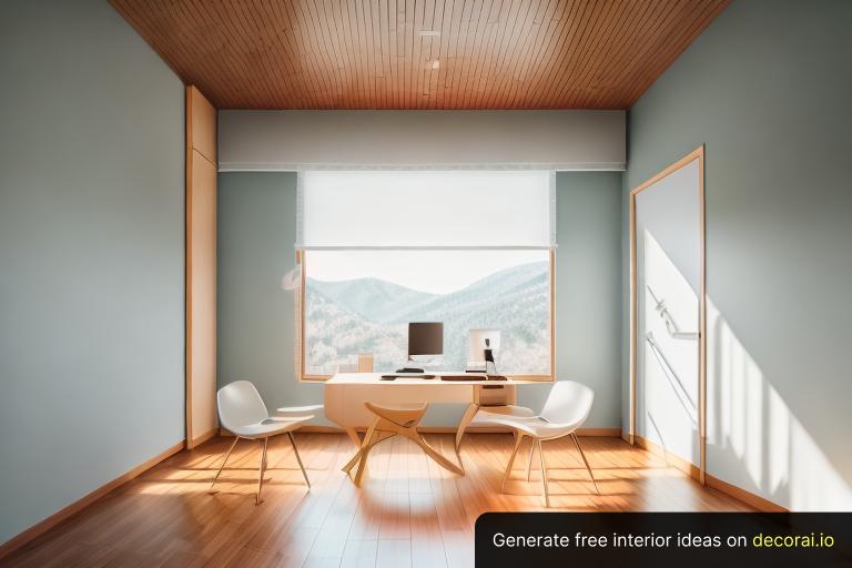 Modern Study Room Interior Idea