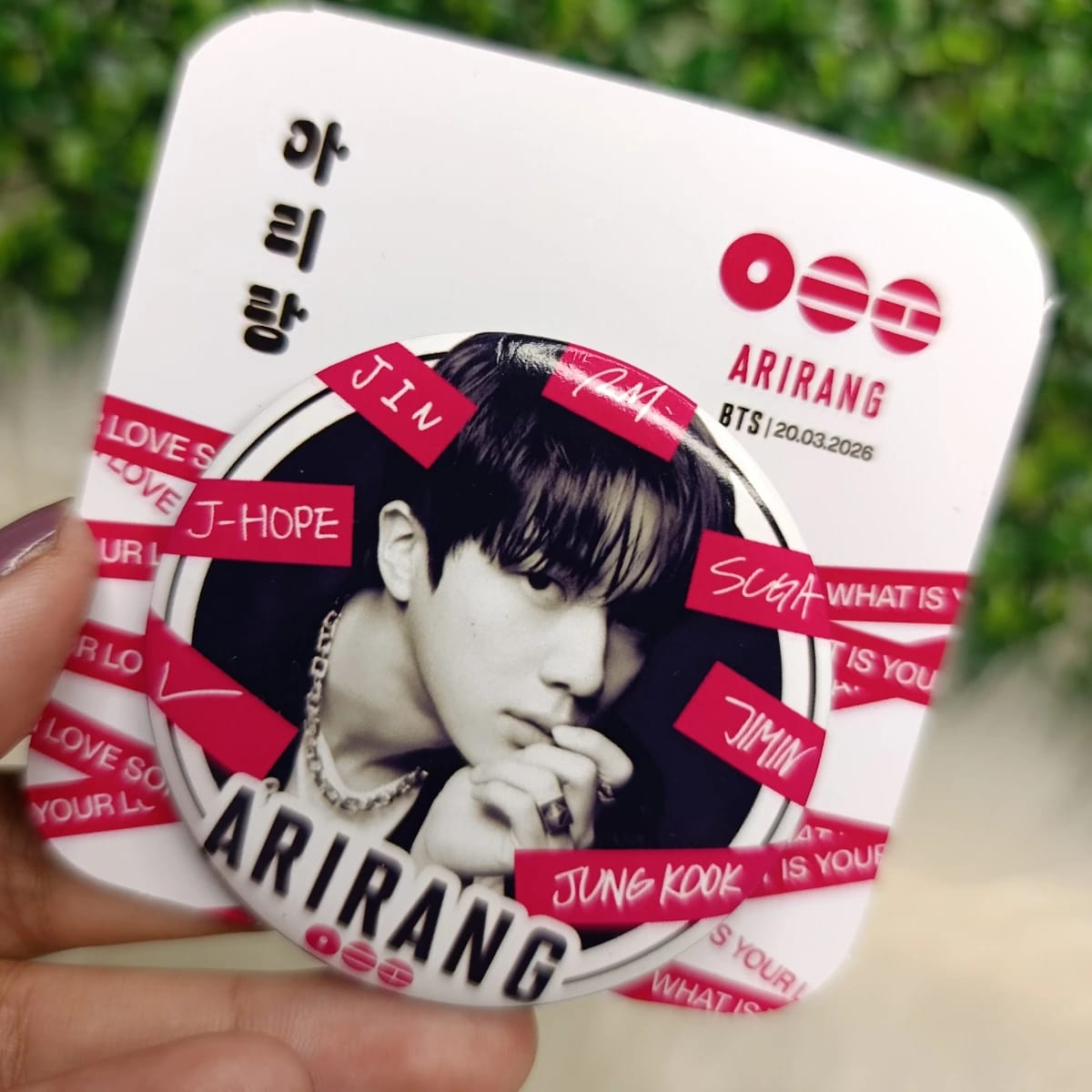 Pin de Jin | BTS Arirang