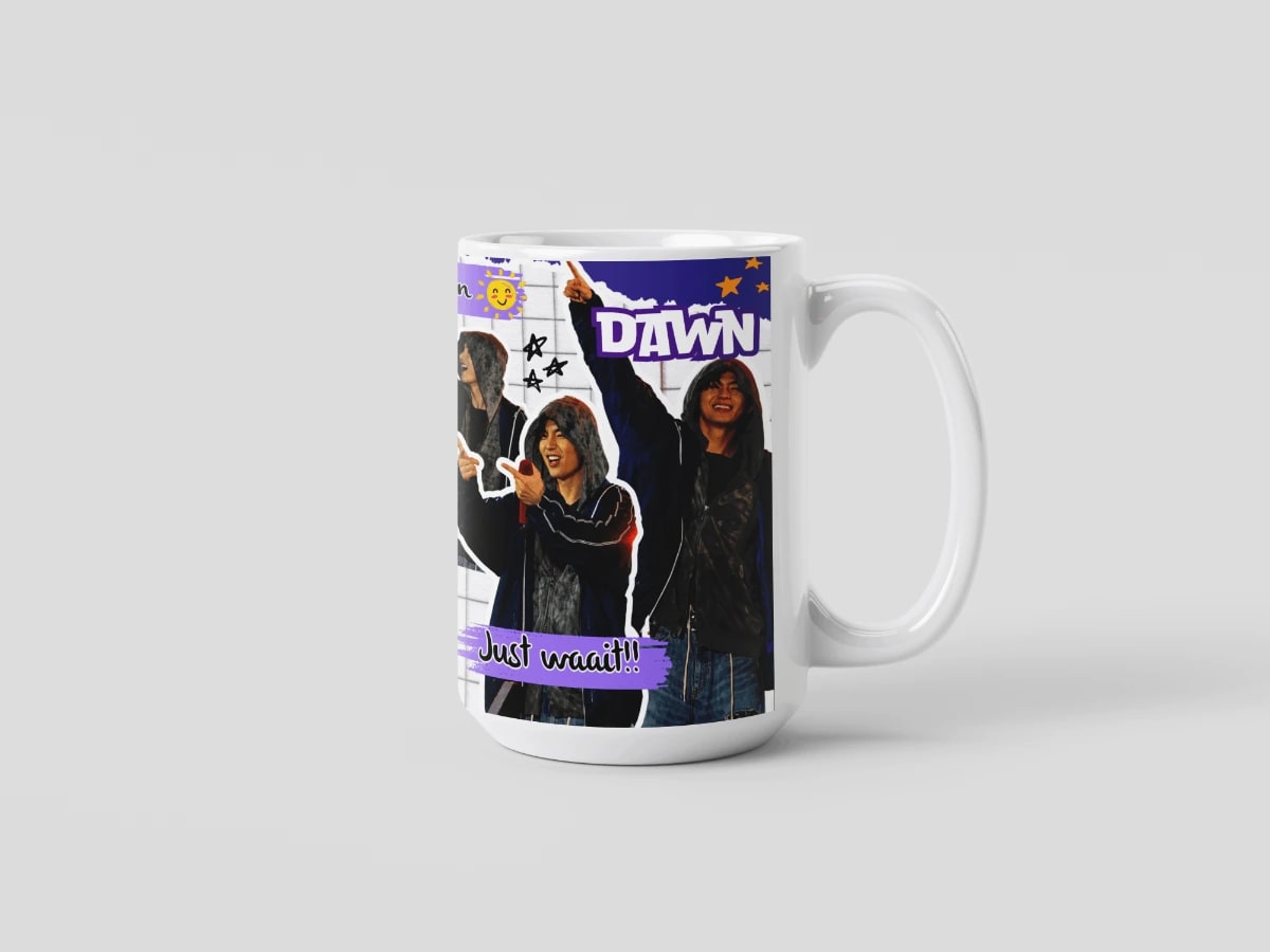 V BTS - Taza de 15 oz vista 3