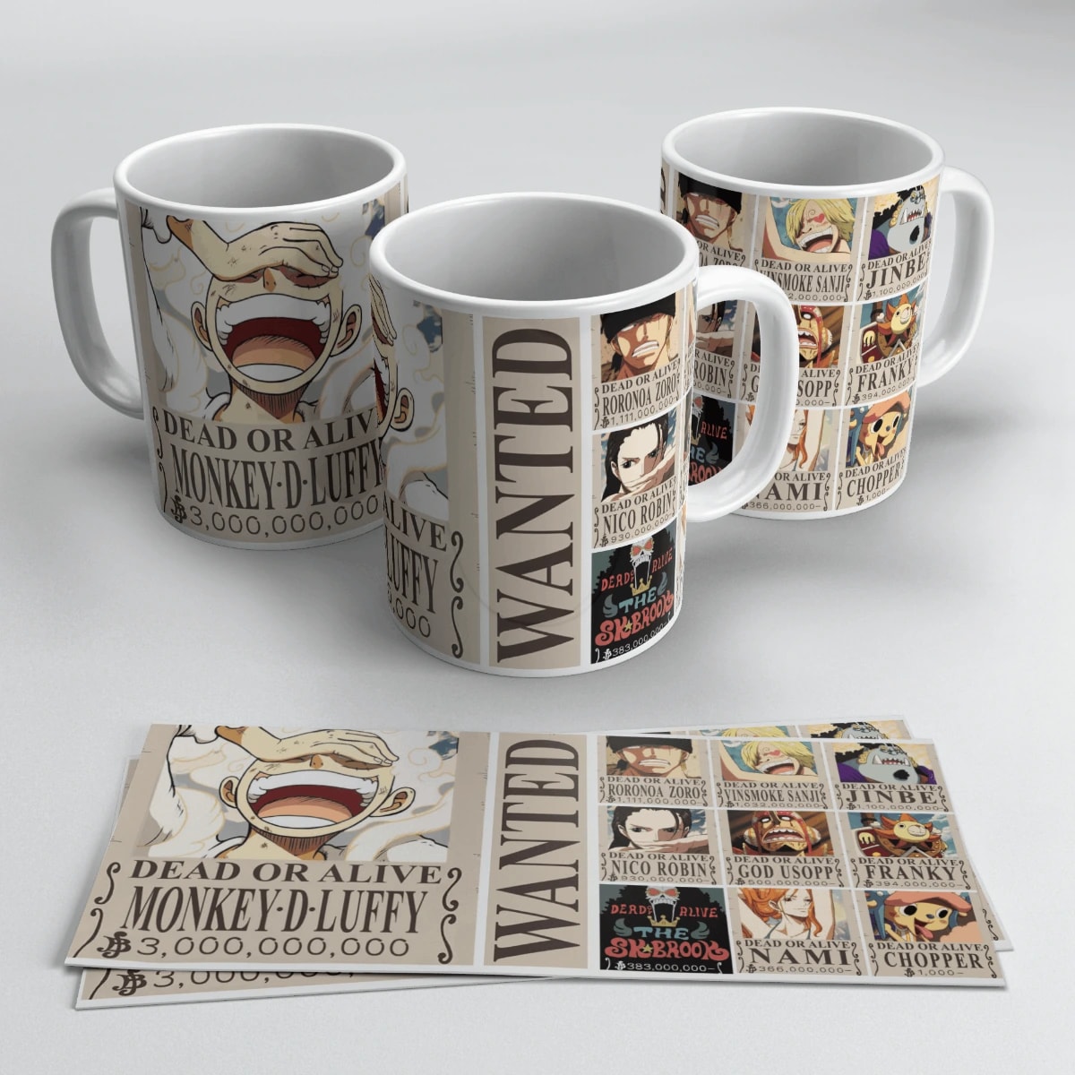 Mugiwaras Wanted - Taza 11 oz