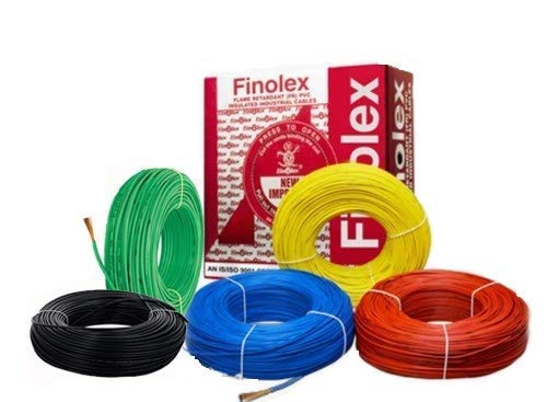 Finolex 1.5 Sqmm, 1 Core, Copper Class 5/Flexible, FRLS, Single Core Flexible Cable - Grey - I-1.5FX1CGRYFRLS100