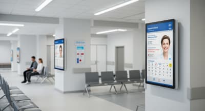 Dijital Tabelalar Hastane sektöründe - Digital Signage Solution by DFN Player