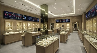 Señalización Digital en el Sector de Joyería / Cambio de Divisas - Digital Signage Solution by DFN Player
