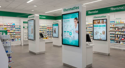 Dijital Tabelalar Eczane sektöründe - Digital Signage Solution by DFN Player
