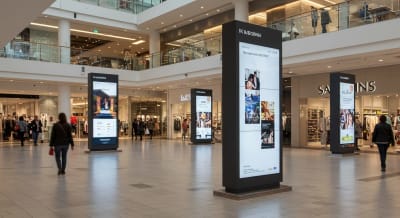 Dijital Tabelalar AVM sektöründe - Digital Signage Solution by DFN Player