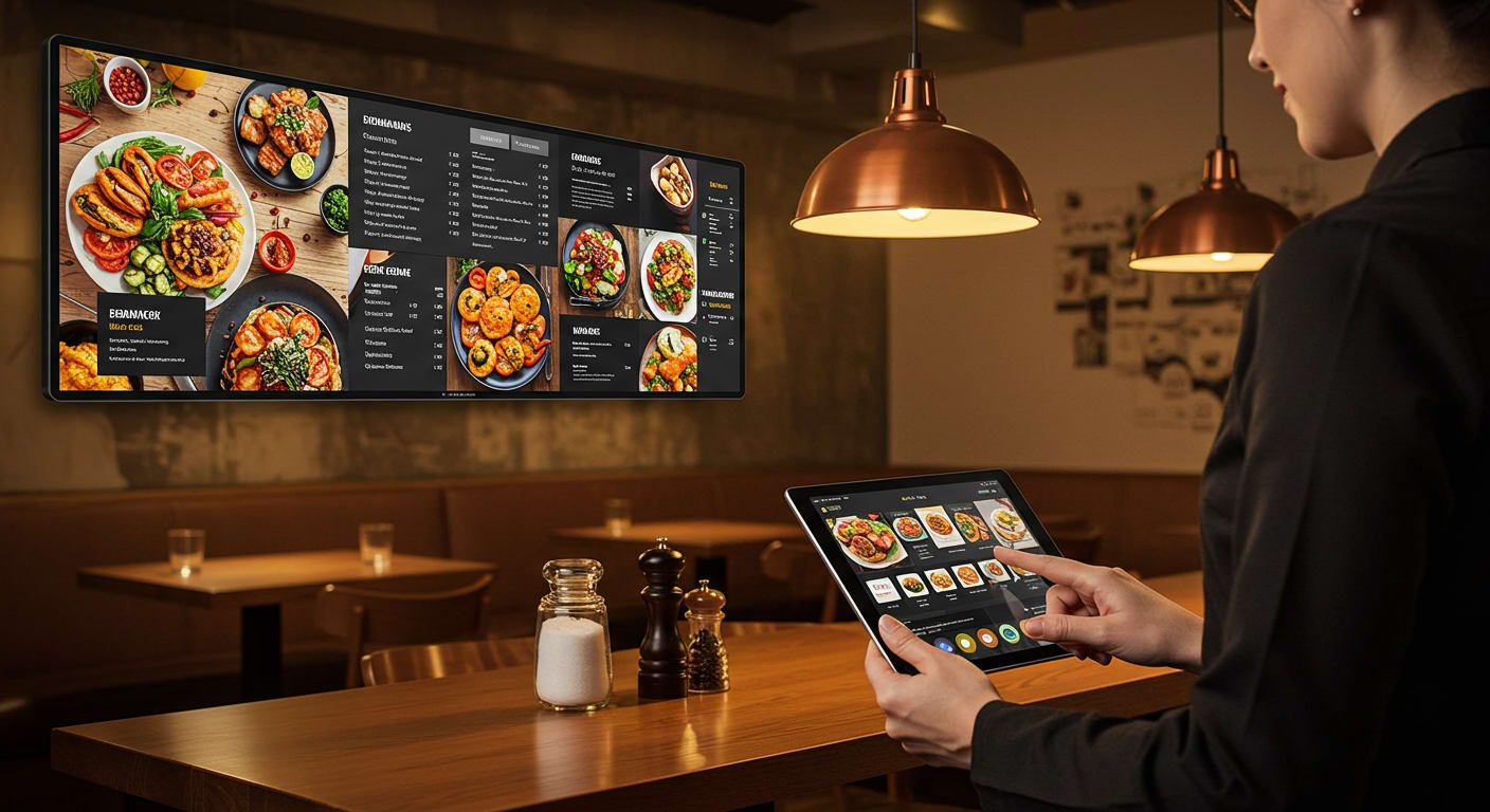 Restoranlar İçin En İyi Dijital Menü Yönetimi - Güvenilir DFNPLAYER Çözümü
